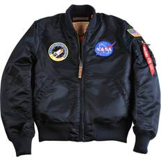 Alpha Industries Ma-1 Vf Nasa Bomber Jacket - Rep Blue