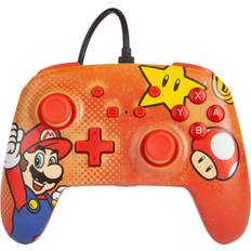 Game-Controllers PowerA Enhanced Wired Controller (Nintendo Switch) – Mario Vintage - Orange