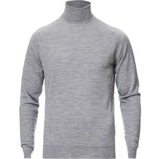 Cherwell Extra Fine Merino Rollneck Sweater - Silver
