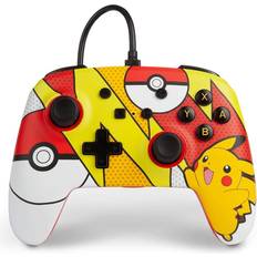 Manettes de jeu PowerA Manette avec fil Pokemon Pop-Art pour Nintedo Switch