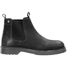 Microvezel Enkellaarzen Jack & Jones Chelsea Boots Leyton Zwart