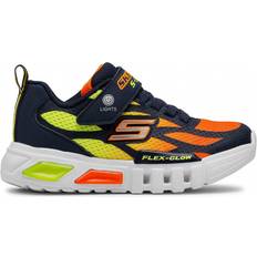 Skechers Boys Flex Glow Dezlo - Navy/Orange