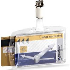 Porte-cartes de visite Durable Dual Security Pass Holder with Clip