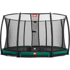 Rot Trampoline BERG Champion InGround 380cm + Safety Net Deluxe