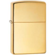 Benzine Aanstekers Zippo Classic 254B-001678, High Polish Brass, aansteker goud