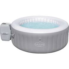 Silbrig Aufblasbare Whirlpools Bestway Aufblasbarer Whirlpool Lay-Z-Spa St. Lucia AirJet