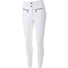 Ridsport - Vita Byxor Pikeur Jonna Full Grip Riding Breeches Women