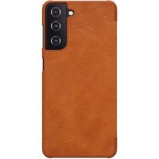 Samsung Galaxy S21+ Portemonneehoezen Nillkin Samsung Galaxy S21 Plus Qin Leather Case