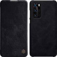 Huawei P40 Covers med kortholder Nillkin Qin Series Case for Huawei P40