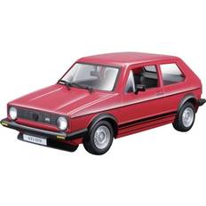 Voitures de Slot BBurago Véhicule Golf GTI MK1 1979 1:24 Rouge