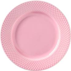 Lyngby Rhombe Pink Dessert Plate 21cm