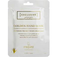 Fedtet hud Håndmasker Miqura Golden Hand Mask