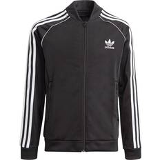 Adidas Girls Sweatshirts Children's Clothing Adidas Junior Adicolor SST Track Jacket - Black/White (GN8451)