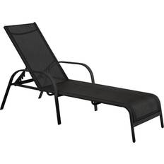Armstöd - Justerbart ryggstöd Solsängar Utemöbler Brafab Rana - Black / Black
