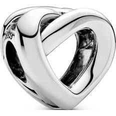 Pandora Berlocker & Hängen Pandora Knotted Heart Charm - Silver