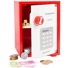 Legepenge Small Foot Safe with Play Money