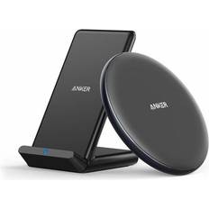 Anker Batteries et Chargeurs Anker Lot de 2 chargeurs sans fil Qi 10W compatibles iPhone et fast charge Samsung