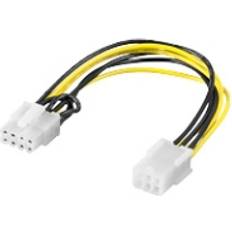 Keltainen Sähkökaapelit Goobay DeLOCK PCI Express Power Cable 30 cm