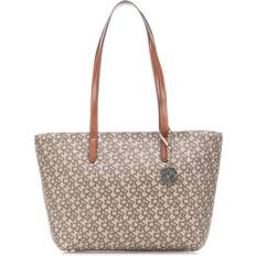 Bryant Medium Zip Tote Bag - Chino/Caramel