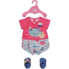 Baby Born Dolls & Doll Houses Baby Born Baby Born Bath Pyjamas with Shoes 43cm