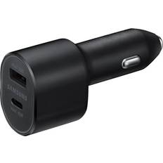 Samsung Caricabatterie auto Super Fast Dual USB-C USB-A (45W 15W) nero