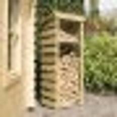 Legno Ripostigli per Legna da Ardere Rowlinson Narrow Log Store