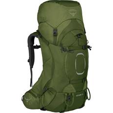 Osprey Aether 55L Mens Backpacking Backpack, garlic Mustard green, Large X-Large