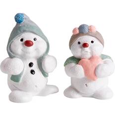 Klarborg 2018 Klarborg Snowmen 2018 Fiffi & Tilla Julepynt 8cm 2stk