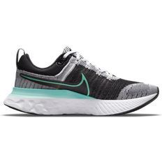 Nike react infinity run NIKE React Infinity Run Flyknit 2 W - White/Black/Aurora Green