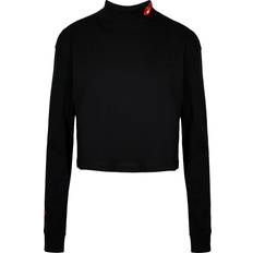 Broderi T-shirts Nike Sportswear Mock Long-Sleeve T-shirt - Black