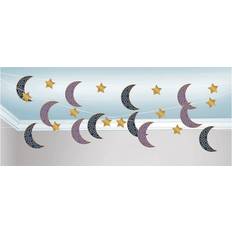 Foil Garlands Amscan Garlands Eid Foil Blue/Purple/Gold 6-pack