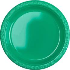 Amscan Plates Festive Green 20-pack