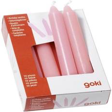 Partyprodukte Goki Birthday Train Candles Pink 10-pack