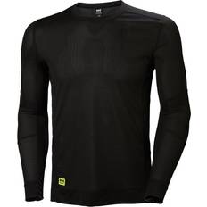 Helly Hansen Herren Basisschicht-Oberteile Helly Hansen HH Lifa Long Sleeve Moisture Wicking Crewneck Men - Black