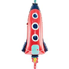 Polka Dots Animal & Character Balloons Foil Ballons Space Rocket Red