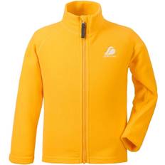 Gul Fleecejakker Børnetøj Didriksons Monte Kid's Fleece Jacket - Citrus Yellow (503660-394)