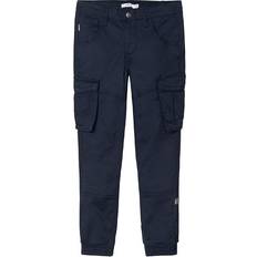 18-24M - Jungen Hosen Name It Bamgo Cargo Pants - Blue/Dark Sapphire (13151735)