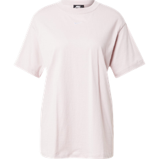 Nike Women's Sportswear Essential Oversized Short-Sleeve Top - Beige/White