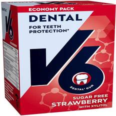 V6 Tuggummi V6 Dental Strawberry Mint 70g 48st