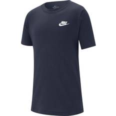 Nike Older Kid's Sportswear T-Shirt - Obsidian/White (AR5254-451)