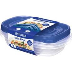 Sistema Food Containers Sistema TakeAlongs Food Container 3pcs 0.95L