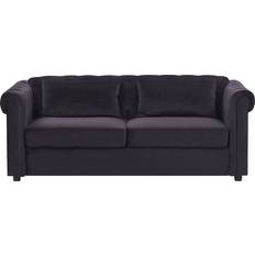 Bäddsoffa chesterfield Beliani Chesterfield Soffa 200cm 3-sits