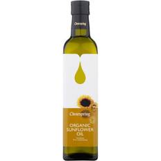 Sukkerfritt Olje og eddik Clearspring Organic Sunflower Oil 500ml 50cl