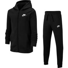 L Chándales Nike Older Kid's Tracksuit - Black/Black/Black/White (BV3634-010)