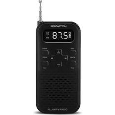 AA (LR06) Radios Brigmton Radio Transistor Portátil BT127 Digital