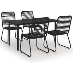 4 Patio Dining Sets vidaXL 3060251 Patio Dining Set, 1 Table incl. 4 Chairs