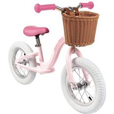 Biciclette Senza Pedali saldi Janod Bici senza pedali Vintage-Bikloon, rosa con cestino rosa pink