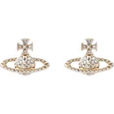 Jewelry Vivienne Westwood Mayfair Bas Relief Earrings - Gold/Transparent