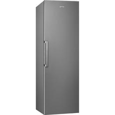 60cm - Rehingable Door Freestanding Refrigerators Smeg UKFS18EV2HX Black, Silver, Stainless Steel