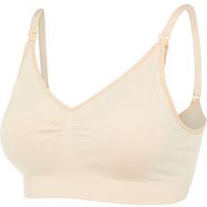 Aftagelige skulderstropper Graviditets- & Ammetøj Mamalicious Ilja Nursing Bra Beige/Mellow Buff